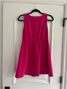 French Connection Bright Fuchsia Sleeveless Mini Dress